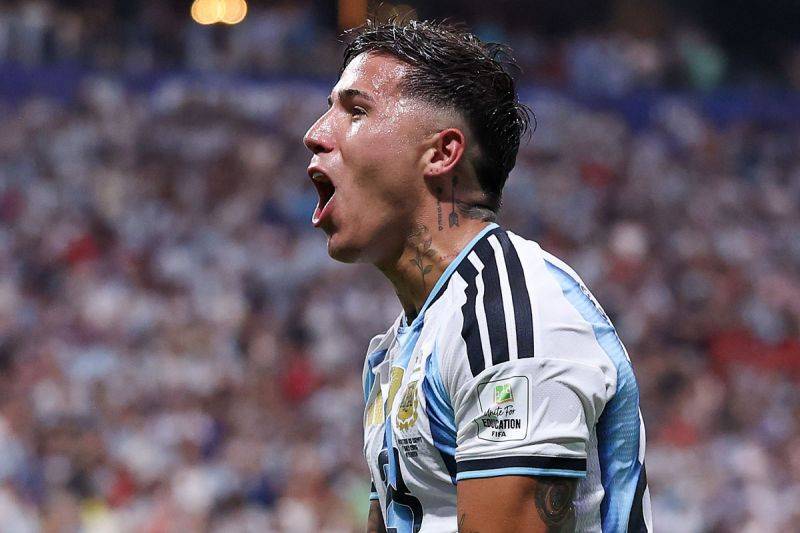 Enzo Fernandez Lega Akhiri Penantian Gol di Piala Dunia