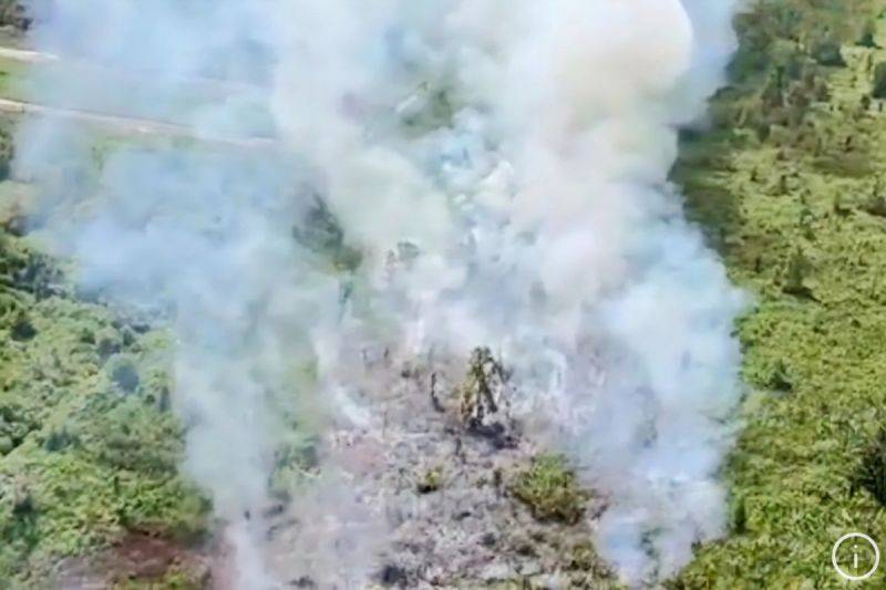 BPBD Kotim Usulkan Helikopter Water Bombing untuk Padamkan Karhutla Sulit Dijangkau