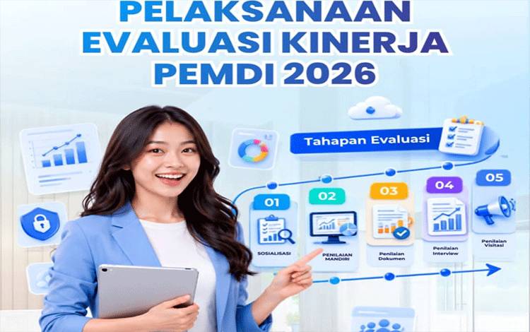 Diskominfosantik Kalteng Ingatkan Keberhasilan Penilaian PEMDI Bergantung Kolaborasi OPD Kalteng