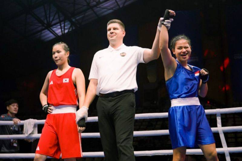 Dira Atika Lolos ke Semifinal Asian Boxing 2026 Usai Kalahkan Petinju Korea Selatan