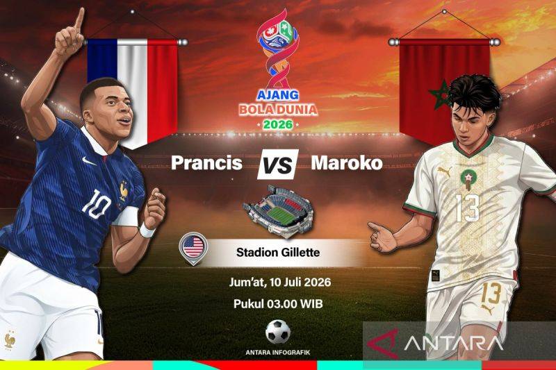Prancis ke Semifinal Piala Dunia 2026 Usai Kalahkan Maroko 2-0