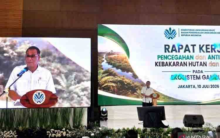 Menteri LH: Perusahaan Pemilik Konsesi Wajib Jaga Lahan dari Karhutla