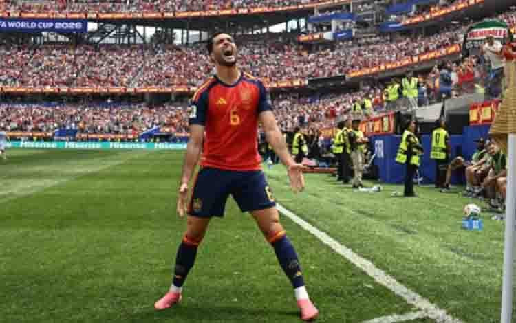 Mikel Merino Antar Spanyol ke Semifinal untuk Hadapi Prancis