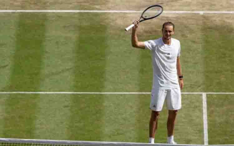 Zverev Capai Final Wimbledon Pertama setelah Hentikan Fery