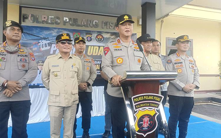 Kapolda Kalteng Temukan Kejadian Karhutla Saat Patroli Udara di Pulpis
