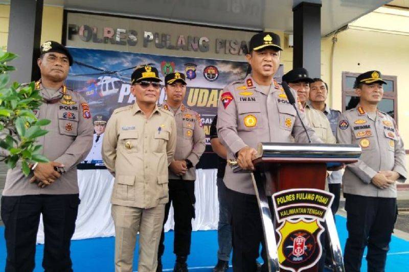 Kapolda Kalteng Perintahkan Polres Pulang Pisau Selidiki Kebakaran Lahan