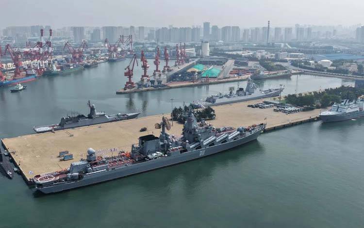 China dan Rusia Perluas Latihan Gabungan Angkatan Laut