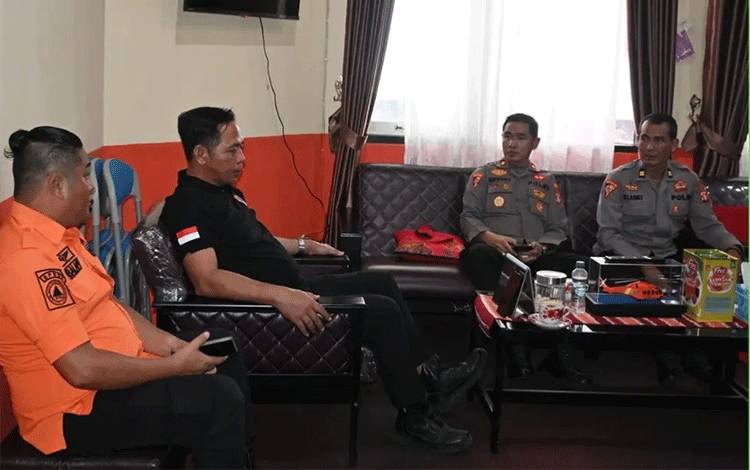 BPBD dan Polresta Palangka Raya Bahas Penanganan Karhutla