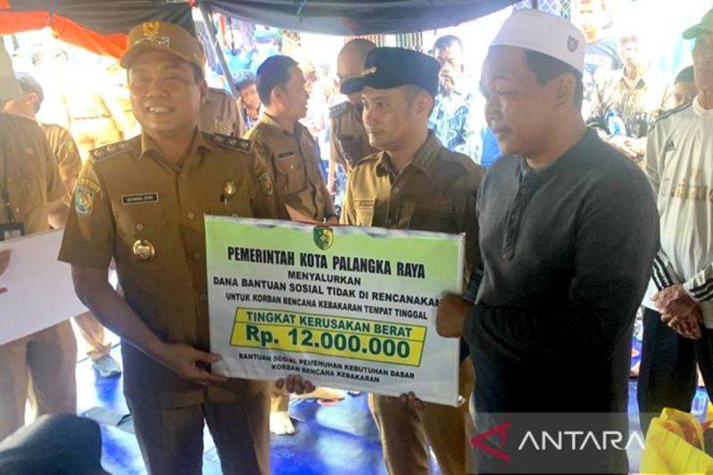 Pemko Palangka Raya Jamin Pendidikan Anak Korban Kebakaran Jalan Murjani