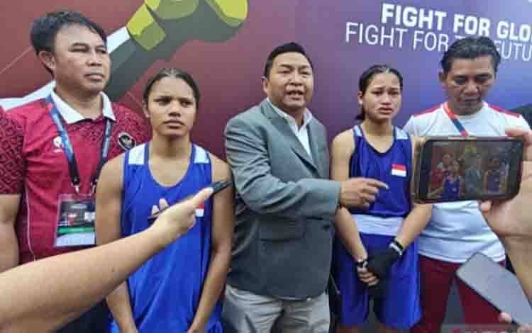 Perbati Puji Mental Anggie atasi Lawan untuk Rebut Emas Asian Boxing