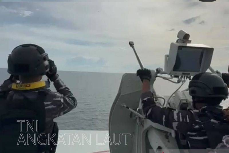 TNI AL dan TNI AU Gelar Patroli Bersama di Perbatasan Indonesia-Malaysia