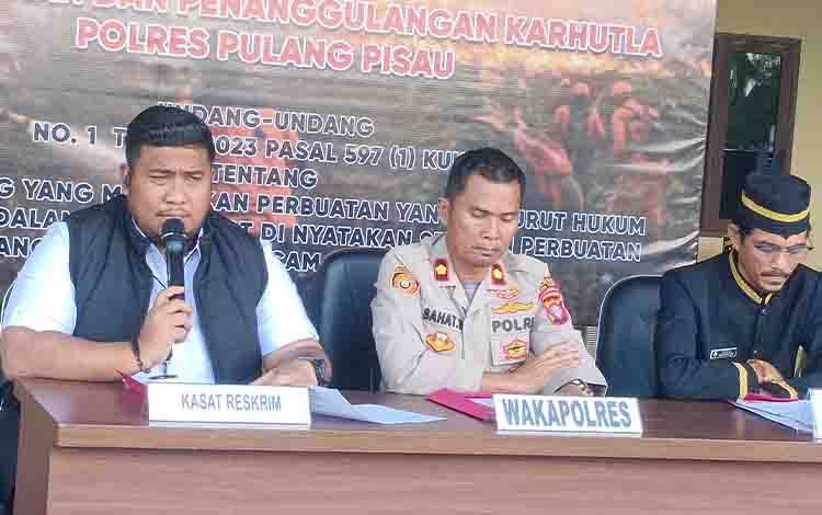 Polres Pulang Pisau Libatkan Hukum Adat Tangani Karhutla, Pelaku Pembakaran Masih Diburu