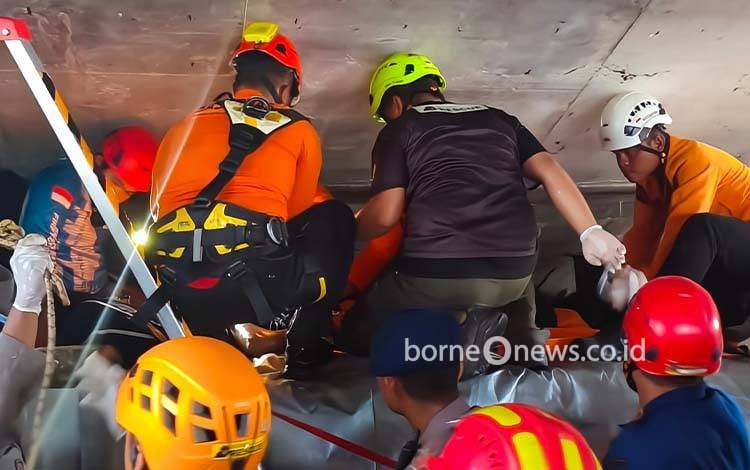 Pria Tercebur ke Sumur di Banjarbaru Ditemukan Meninggal, Evakuasi Gunakan Teknik Vertical Rescue