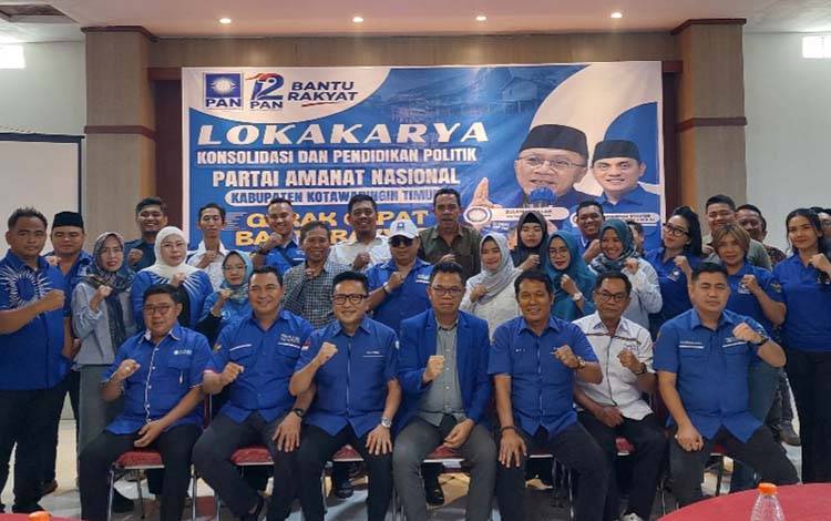 Lokakarya dan Pendidikan Politik Jadi Langkah Awal PAN Kotim Perkuat Organisasi