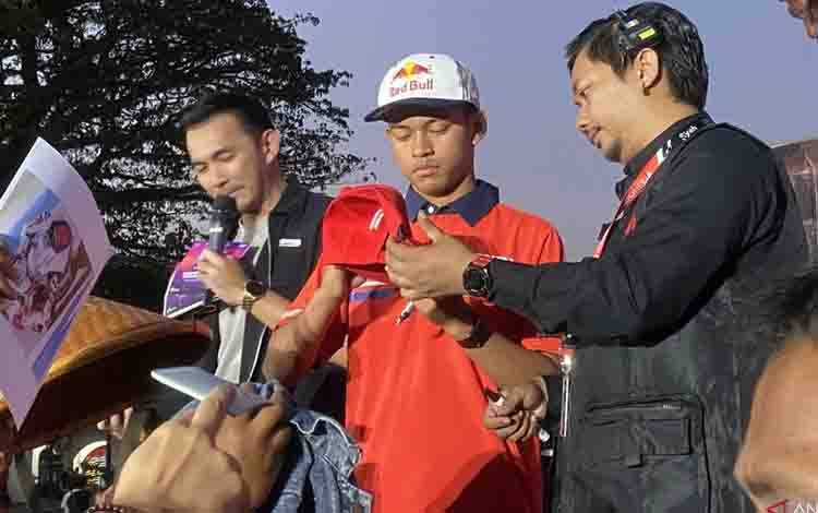 Veda dan Mario Jumpa Penggemar di Yogyakarta sebelum ke Mandalika