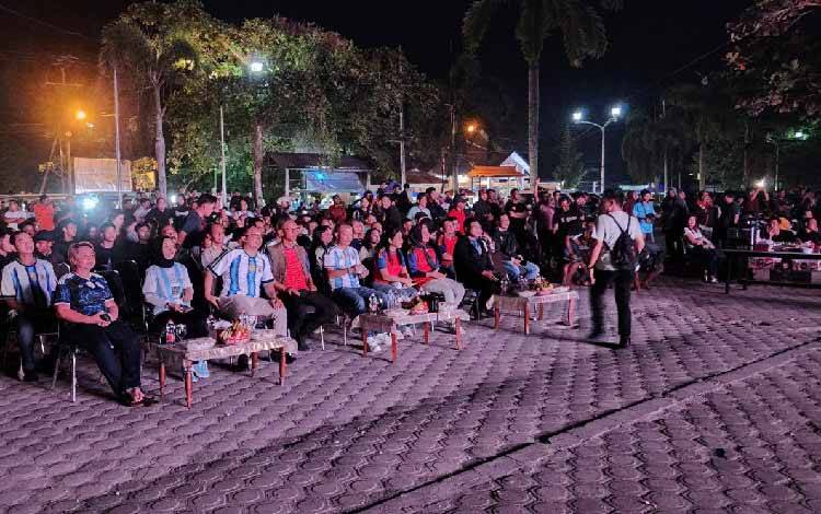 Nobar Piala Dunia di Gunung Mas Sarana Jaga Kerukunan dan Kondusivitas