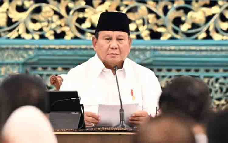 Presiden Prabowo Subianto dalam Sidang Kabinet Paripurna di Istana Negara, Jakarta, Senin (20/7/2026). ANTARA/HO-BPMI Sekretariat Presiden