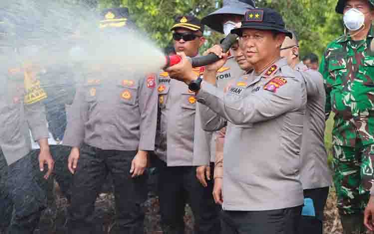 Hadapi Musim Kemarau, Kapolda Kalteng Pastikan Penegakan Hukum Karhutla Berjalan