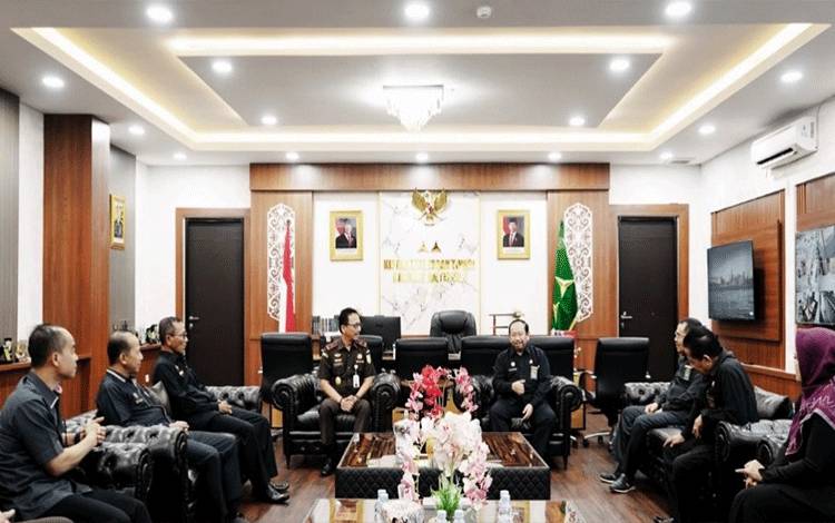 Kejati Kalteng Terima Kunjungan Silaturahmi Pengadilan Agama Palangka Raya