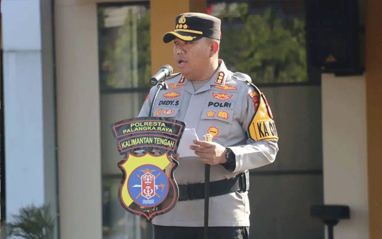 Kapolresta Palangka Raya Kombes Pol Dedy Supriadi. (Foto : IST)