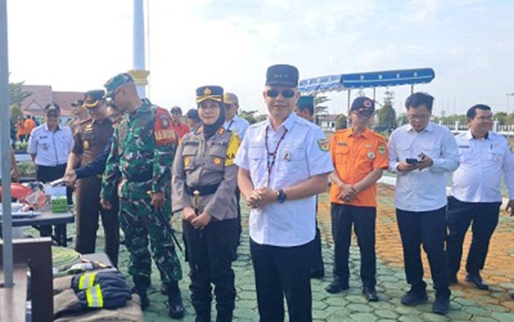 Pemkab Gunung Mas Siagakan Personel dan Peralatan Hadapi Ancaman Karhutla