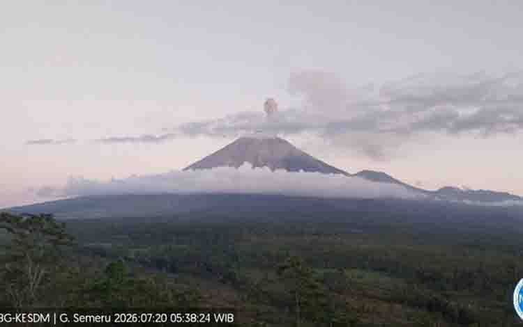 Gempa Letusan Masih Mendominasi Aktivitas Vulkanik Gunung Semeru