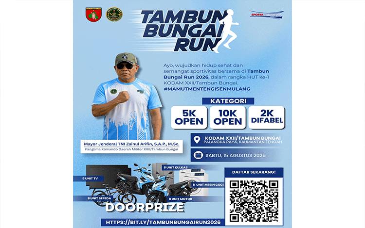 Tambun Bungai Run 2026 Siap Digelar, Sediakan Kategori 5K dan 10K hingga Difabel