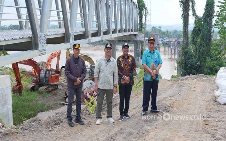 Kontraktor Jembatan Lemo dan SPAM Jingah Barito Utara Diminta Jaga Kualitas