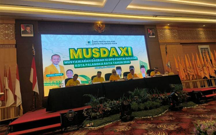 Musda XI Golkar Palangka Raya Perkuat Konsolidasi dan Soliditas Kader