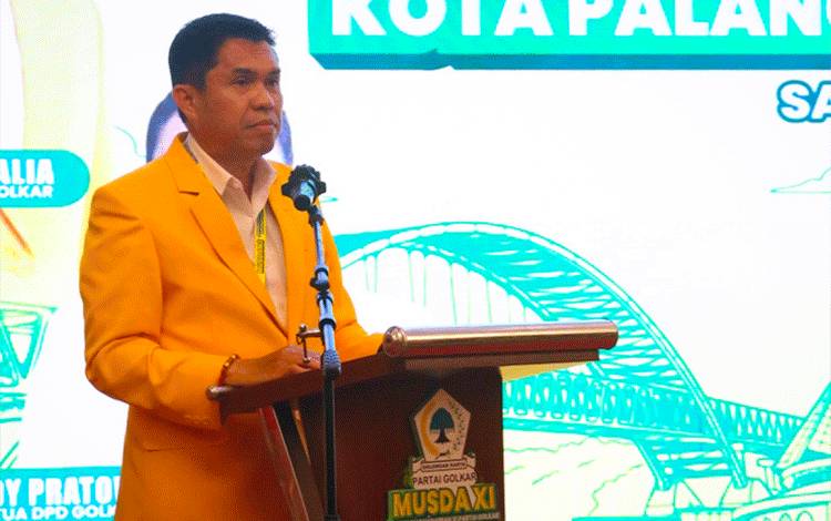 Sudarto Targetkan Golkar Pertahankan Enam Kursi DPRD Palangka Raya