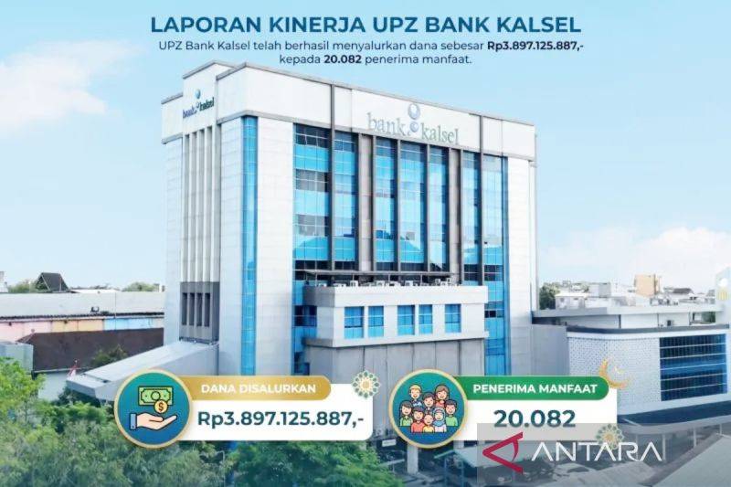 UPZ Bank Kalsel Salurkan Rp3,89 Miliar kepada 20.082 Penerima Manfaat