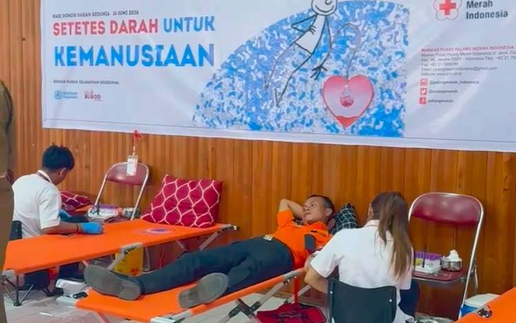 Peringati Hari Donor Darah Sedunia, Pemko Palangka Raya Bersama PMI Gelar Donor Darah