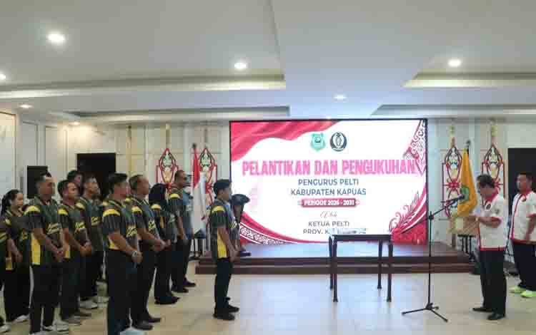 Pengurus PELTI Kapuas Masa Bakti 2026-2031 Resmi Dilantik