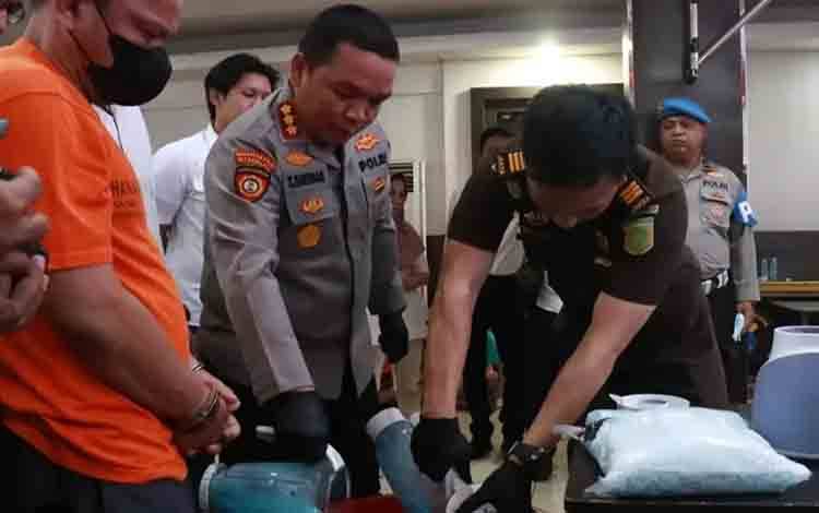 Polresta Banjarmasin Musnahkan 19 Kg Sabu dan Ribuan Ekstasi Hasil Ungkap Kasus