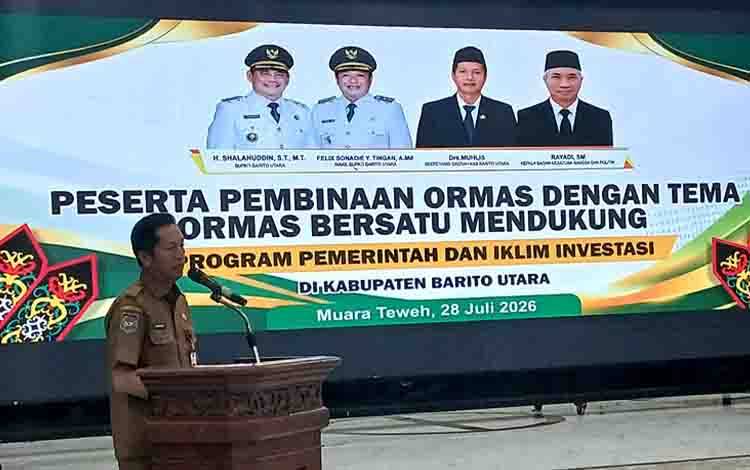 Bupati Ajak Ormas Dukung Program Pemerintah dan Iklim Investasi di Barito Utara