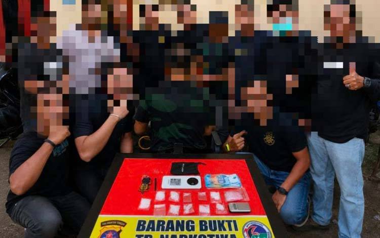 Polisi Tangkap Pria dengan Barang Bukti 39,73 Gram Sabu di Palangka Raya
