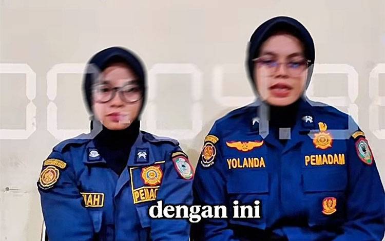 Petugas Damkar Kotim Viral Live TikTok Dinonaktifkan dari Satgas