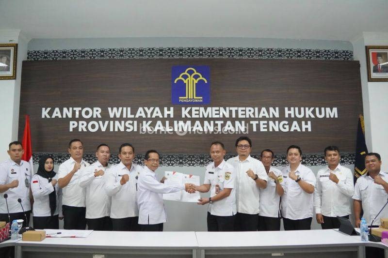Kemenkum Kalteng-Pemkab Gunung Mas Harmonisasi Raperbup Pengelolaan Sampah