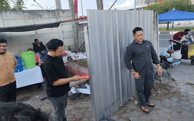 Sengketa Aset Eks Kantor DPD PDIP Kalteng, Kuasa Hukum Lakukan Pengecekan Lokasi Bersama Polisi