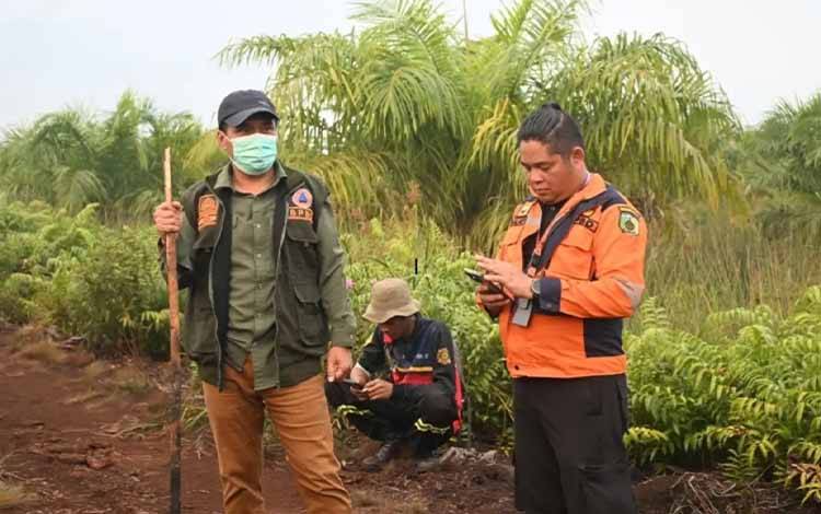 Tinjau Karhutla Kameloh Baru, Wawali Palangka Raya Tekankan Keselamatan Petugas