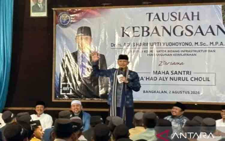 AHY Ingatkan Pentingnya Penyelarasan Pembangunan Fisik dan Moral