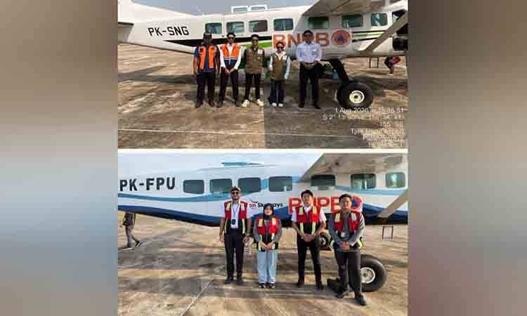 BNPB Tambah Pesawat untuk Operasi Modifikasi Cuaca di Kalteng