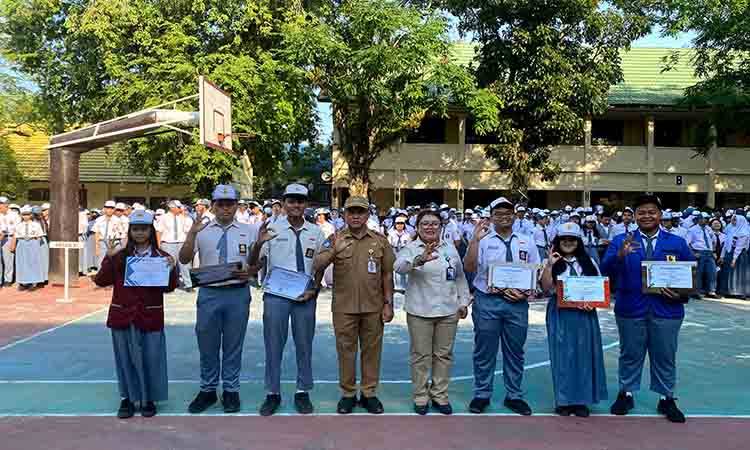 Kanwil KemenHAM Kalteng Edukasi HAM Serentak di Empat SMA Palangka Raya