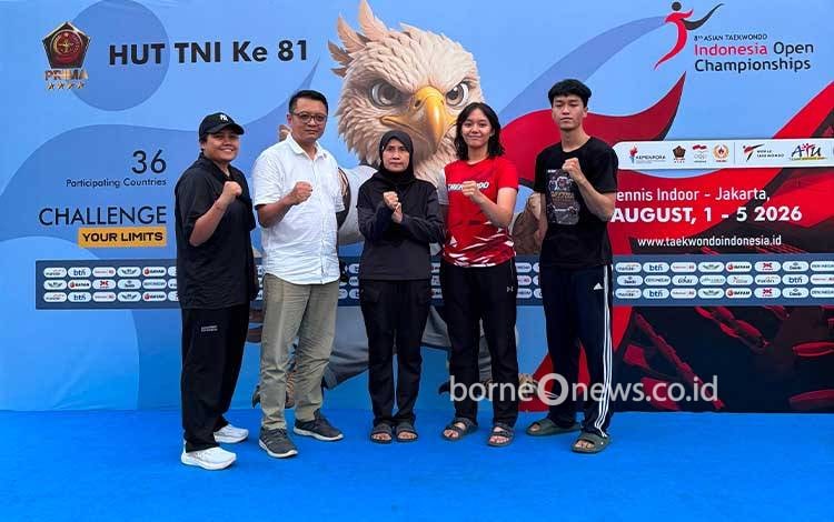 Dua Taekwondoin Kalteng Tampil di Indonesia Open 2026