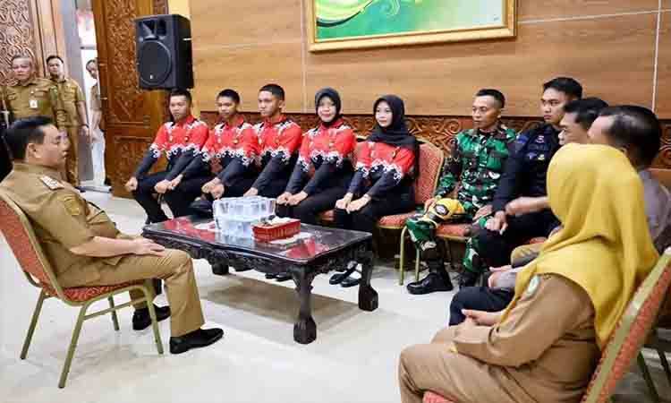 Bupati Kotim Lepas 5 Calon Paskibraka ke Tingkat Provinsi Kalteng