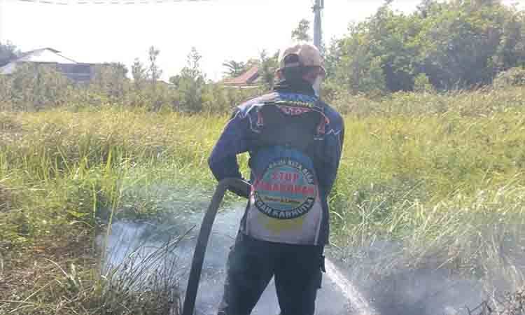 Bergerak Cepat Tangani 2 Titik Karhutla di Palangka Raya, Dishut Kalteng Tekankan Pentingnya Sinergi