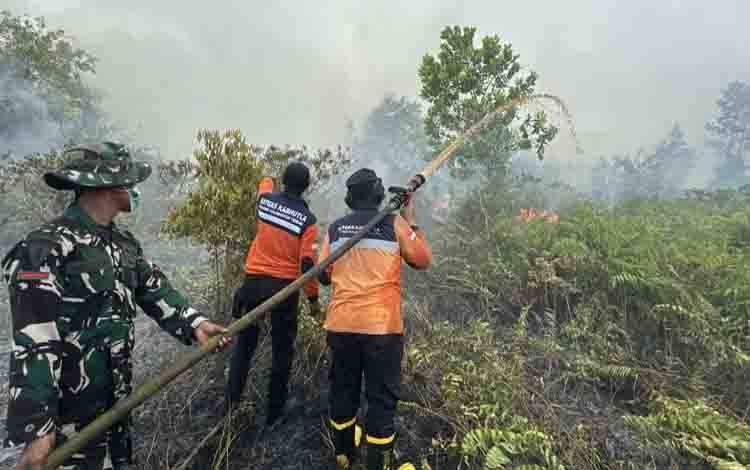 Satgas Karhutla Kalteng Gencarkan Patroli dan Sosialisasi Cegah Kebakaran