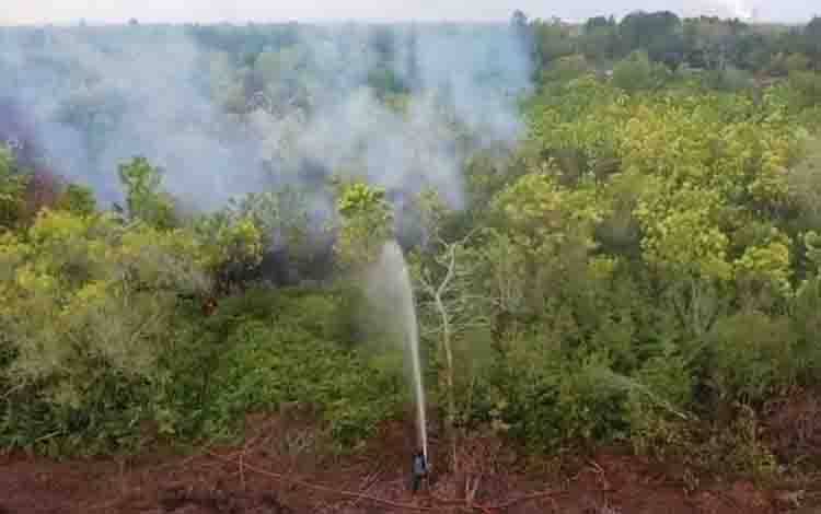 Pendinginan Lahan Gambut Jadi Fokus Penanganan Karhutla Kalteng