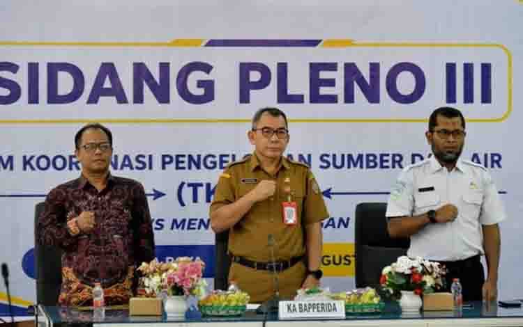 TKPSDA Kalteng Sahkan Matriks PSIH3 untuk Perkuat Pengelolaan Data Sumber Daya Air