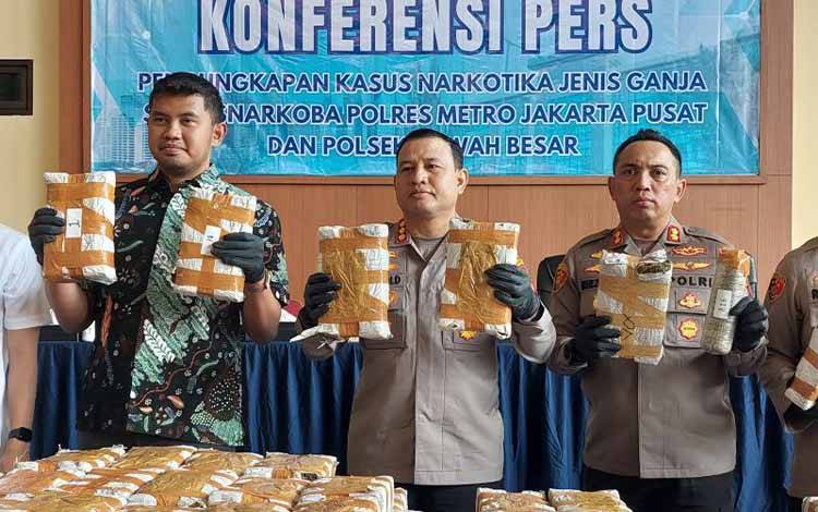 Polisi Sita 132 Kilogram Ganja, Dua Pengendali Jaringan Masih Diburu